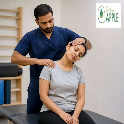 Struggling with long-term neck pain from desk work, stress, or old injuries? At Dr.Ahameds APPLE…