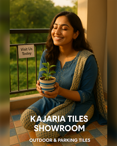 Elevate your outdoor spaces with KAJARIA TILES SHOWROOM's best-selling Outdoor & Parking Tiles in…