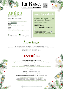 Menu LA BASE RESTAURANT ARRAS Page 3