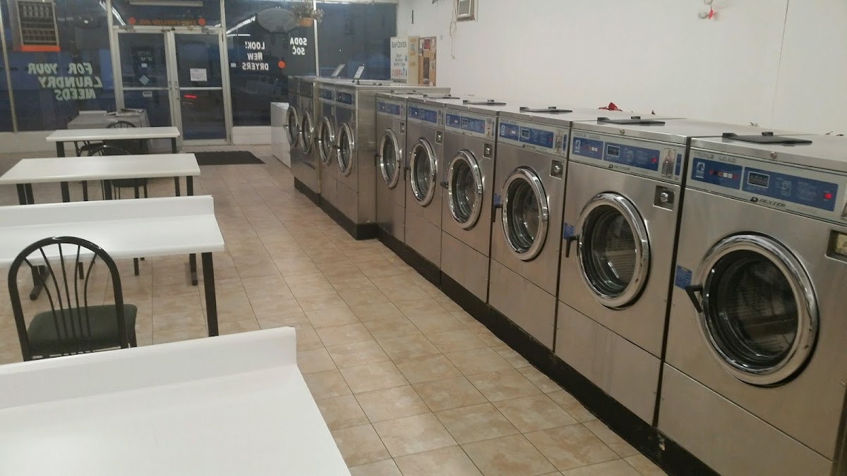 Clean laundry equipment at Scrubbing Bubbles Coin Laundry in Indianapolis, IN