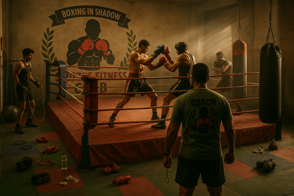 Boxing In Shadow Sports Fitness Club