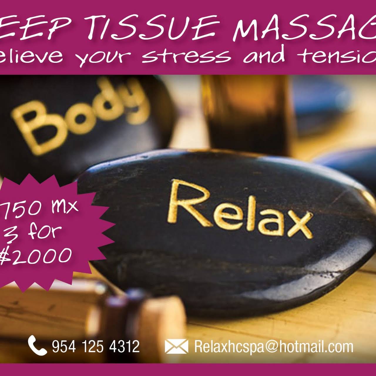 Relax Health Center Spa Massage Therapist in Brisas de Zicatela