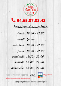 Menu Pizza Chez Moi Page 4