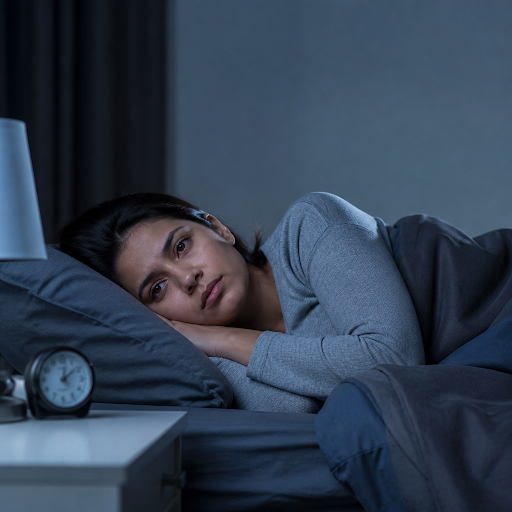 Struggling to sleep, waking up tired, or lying awake with racing thoughts? Sleep problems are clo… post image