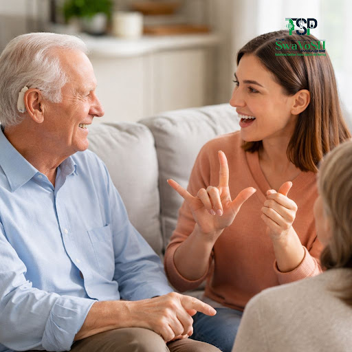 Struggling to connect with a hearing-impaired parent, partner, or child? At The SwaVoSH Paradise…