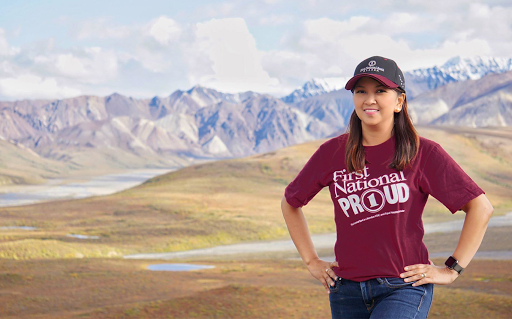 First National Bank Alaska Northern Lights Branch Logo