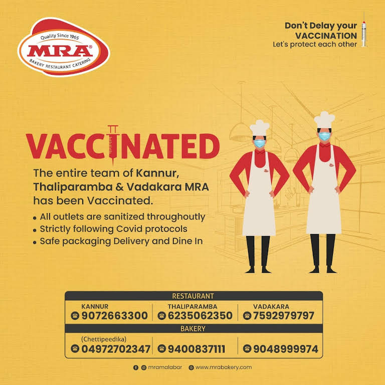 MRA Bakery and Restaurant (Kannur) Restaurant in Kannur
