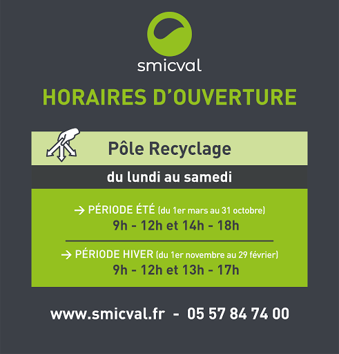 Photo de Pôle Recyclage du Smicval à Saint-Paul (33390)