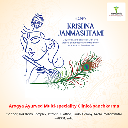 Celebrate Janmashtami with holistic wellness at Arogya Ayurved Clinic. Discover our detoxificatio…