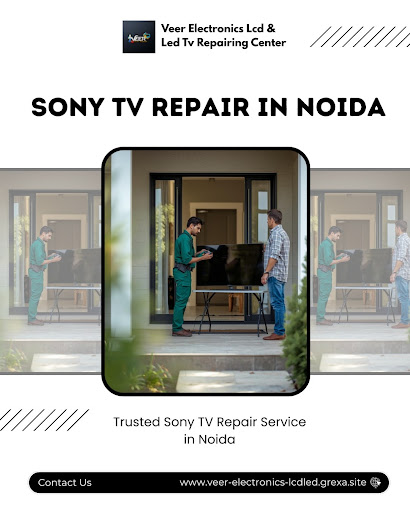 Get professional Sony TV repair in Noida with Veer Electronics. Our trained technicians handle al… post image