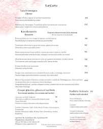 Menu Restaurant La Flambée Page 3