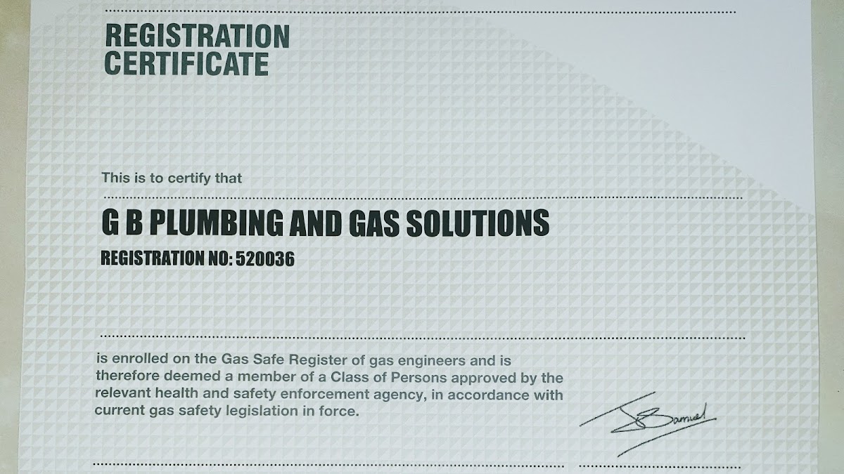 G B Plumbing & Gas Solutions.property maintenance