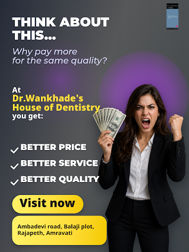 Dr. Wankhade's House of Dentistry in Amravati offers expert dental implants and comprehensive car… post image