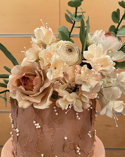 Sugar flower cake design - Thumbnail