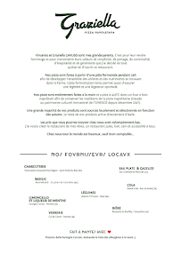 Menu GRAZIELLA Page 1