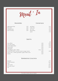 Menu Meat'in Page 2