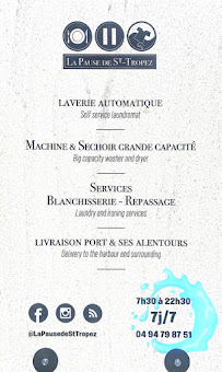 Menu La pause de saint tropez Page 3