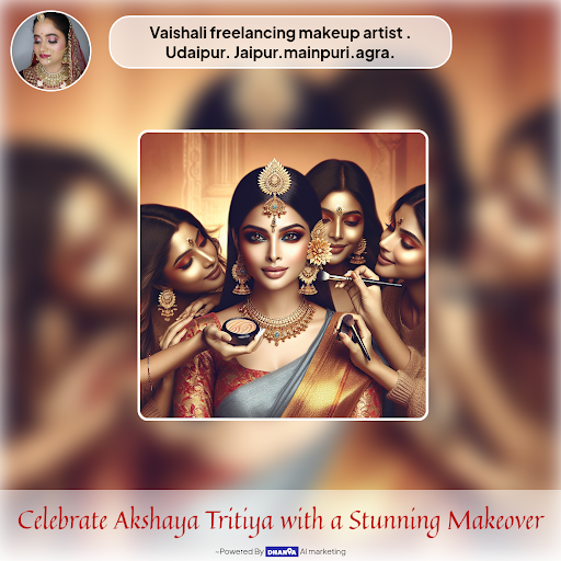 Celebrate Akshaya Tritiya with Family & Friends by enhancing your beauty with Vaishali, a talente… post image