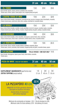 Menu Royal Pizz Page 2