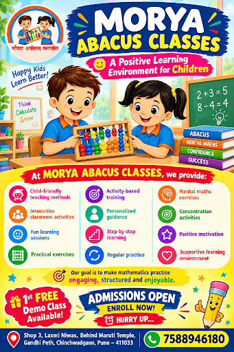 MORYA ABACUS CLASSES post image