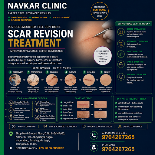 Restore smoother skin and your confidence with our Advanced Scar Revision Treatment at NAVKAR PHA… post image