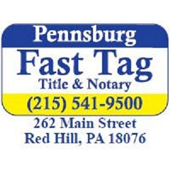 Pennsburg Fast Tag - PA Title & Tag - Upper Perk Valley - Thumbnail