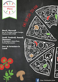 Menu Chez Christophe Pizza Page 2