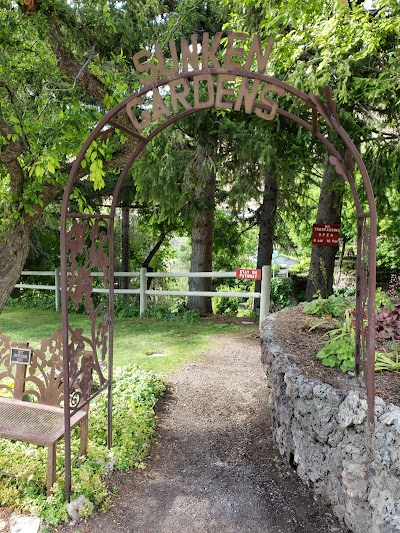 Sunken Gardens at Lava Hot Springs