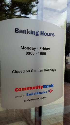 Military Banking - Community Bank - Bank of America N.A. - Storck Barracks Illesheim