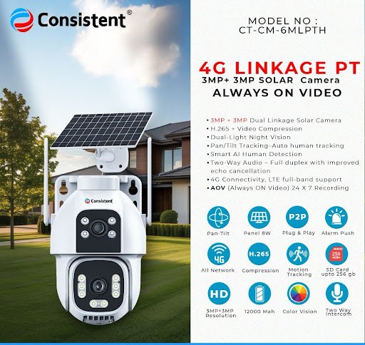 CONSISTENT CAMERA WIFI WITH SOLAR PANEL post image