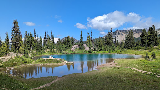 Naches Peak Loop Trail parking - Thumbnail