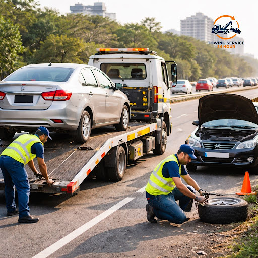 Stuck with a breakdown in the middle of traffic or on a lonely stretch of highway? Towing Service… post image