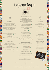 Menu Le Ventriloque Guinguette Page 2