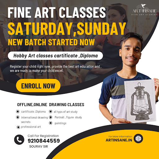 Learn Drawing and painting admission open now post image
