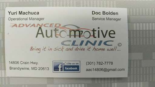 Advanced Automotive Clinic Incorporated - Thumbnail
