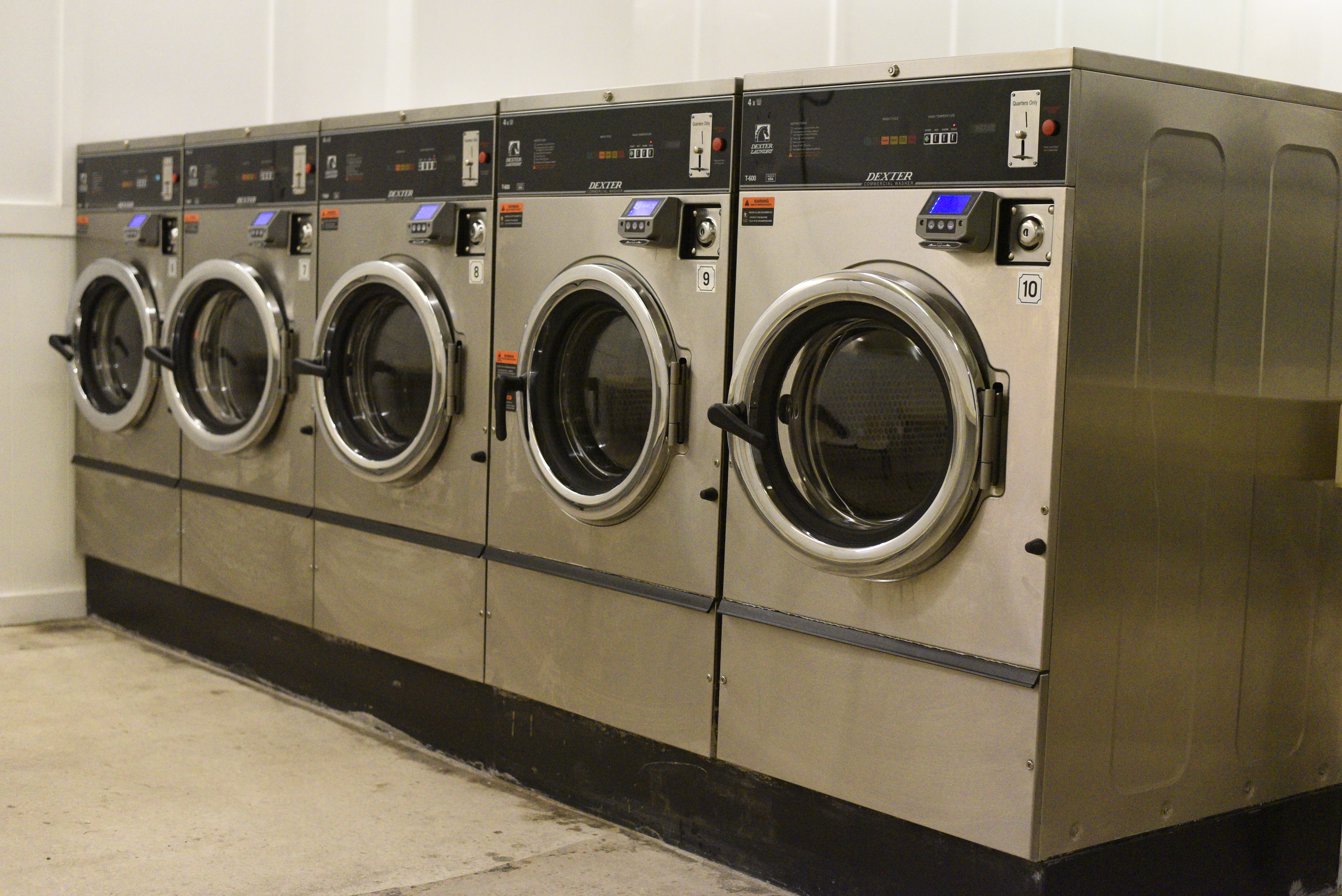 Clean laundry equipment at East Hill 24/7 Laundry in Pensacola, FL