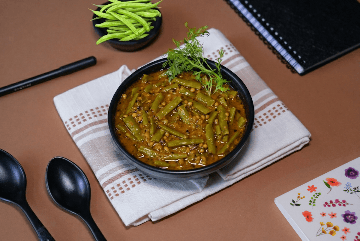 🌱 **Fresh Guvar Sabji from Our Farm to Your Home ❤️**