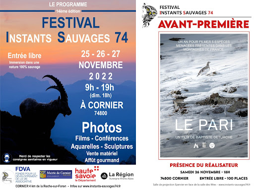 Venez découvrir dès demain le 14ème salon animalier et de nature qui se déroule à Cornier - 74800. Nous y serons présent pour vous présenter les dernières nouveautés en appareil photo numérique, et principalement les Nikon Z, ainsi que les nouveaux Fuji X et GFX. Au plaisir de vous voir ces deux jours !