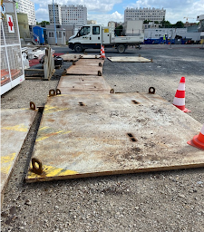 Photo n°5 de Location Plaque de Calage grue et Nacelle, protection des sols chantier Paris, IDF à Les Pavillons-sous-Bois (Agence de location de matériel)