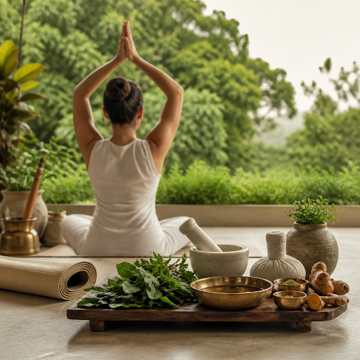 Discover how combining yoga and Ayurveda can transform your health at Ayuvik Healthcare Ayurveda… post image