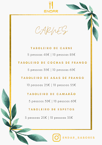 Menu Endar Sabores Page 3