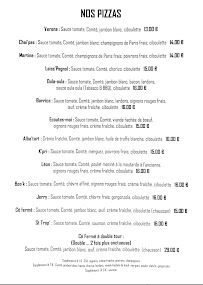 Menu Barrica Pizzas & Vins Page 1