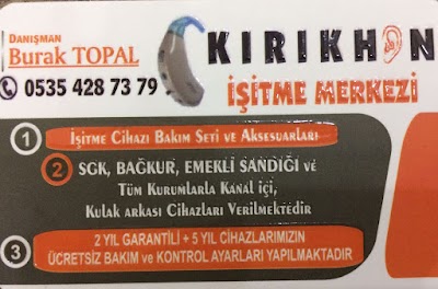 KIRIKHAN İŞİTME MERKEZİ