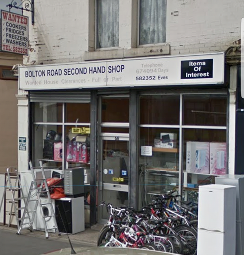 68 Bolton Road Second Hand Shop Logo