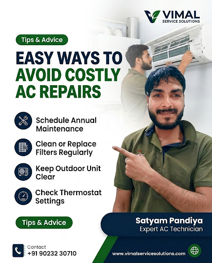 ❄️ Mitsubishi AC PCB Repair in Ahmedabad | Vimal Service Solutions Facing AC issues? A faulty PCB… post image