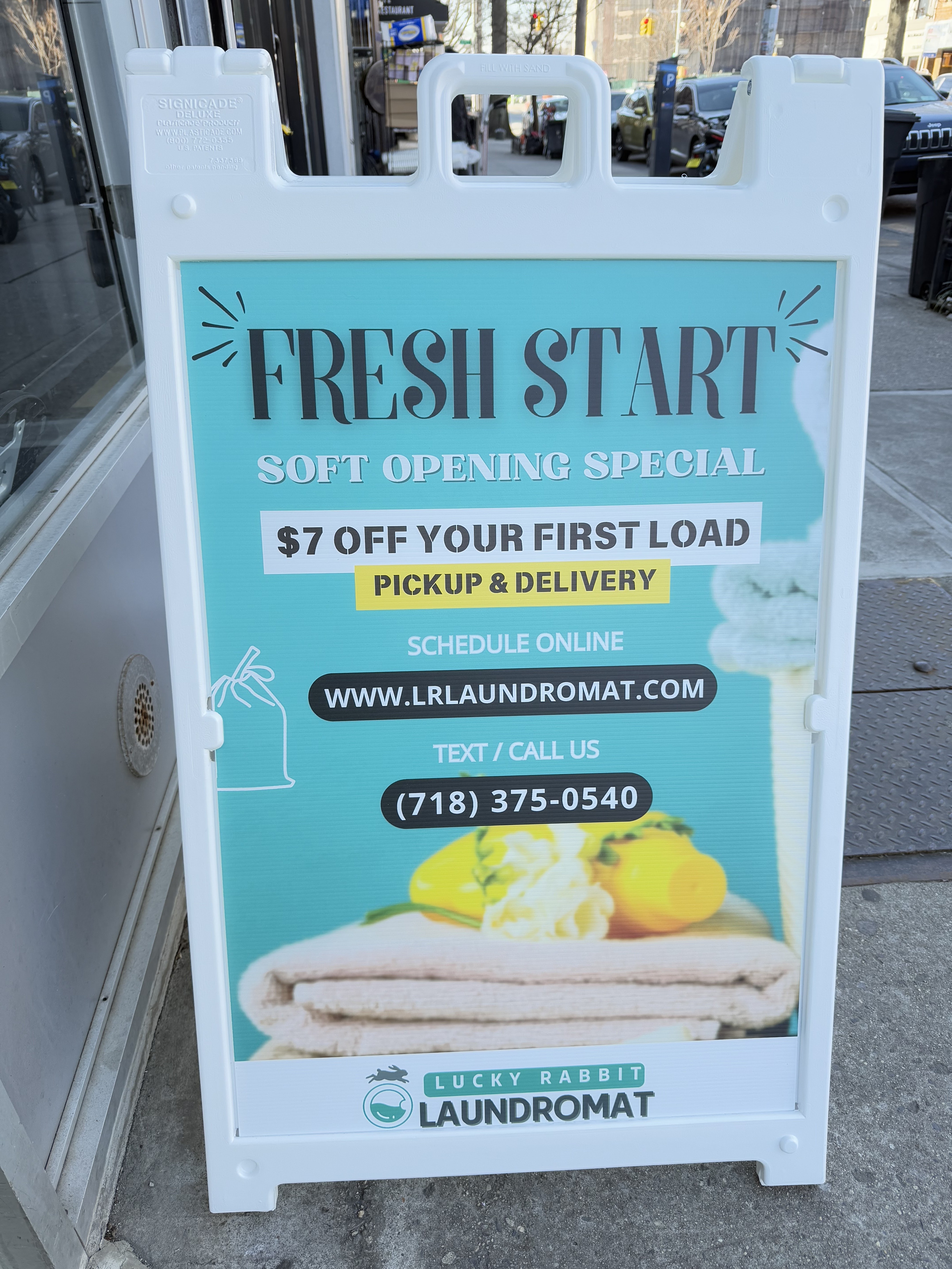 Lucky Rabbit Laundromat laundromat interior in Brooklyn, NY