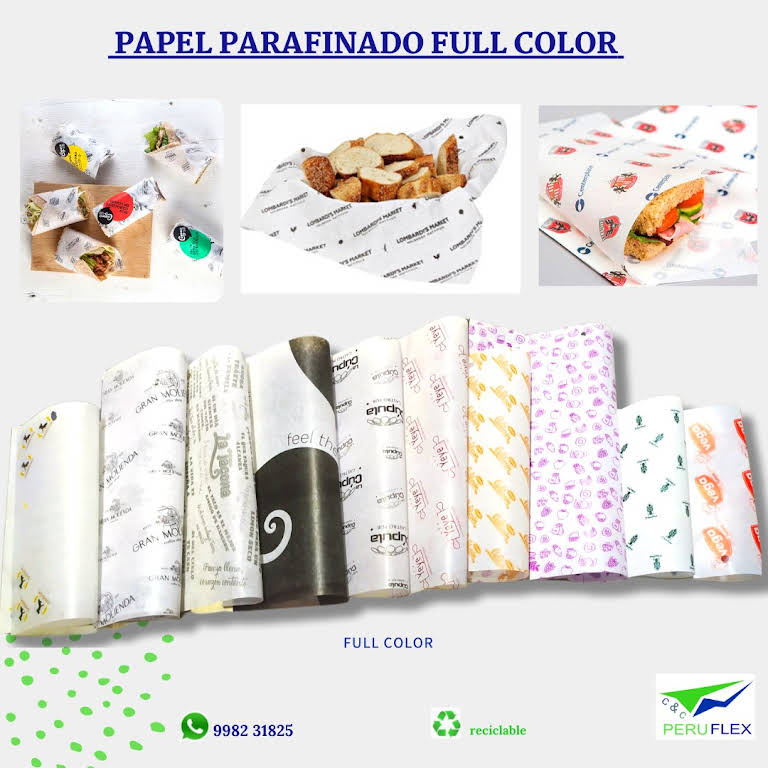 Papel parafinado - Peruflex