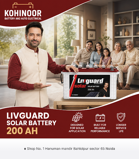 Kohinoor Battery and Auto Electrical offers a wide range of batteries, including Livguard Solar B… post image