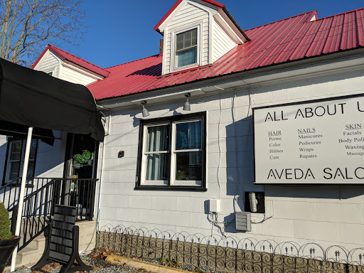 All About U Aveda Salon and Spa Logo