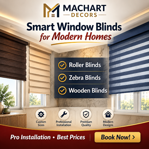 ✨ Smart Window Blinds for Modern Homes | MACHART DECORS ✨ post image